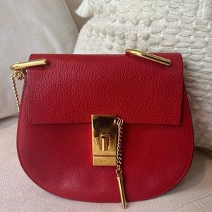 Chloe Drew mini bag in red